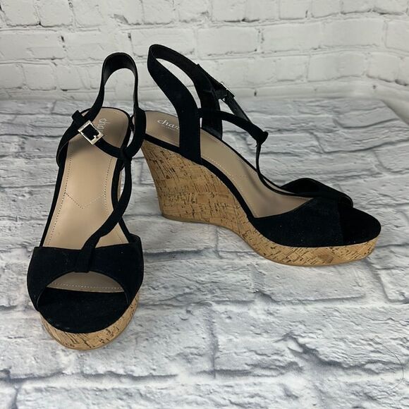 Charles By Charles David Lucas Wedge Sandal Size 11 M NWT - Picture 1 of 11